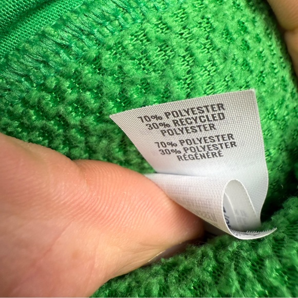 Aerie Kelly Green Fleece Quarter Snap Sherpa Pullover Oversized - Picture 5 of 10